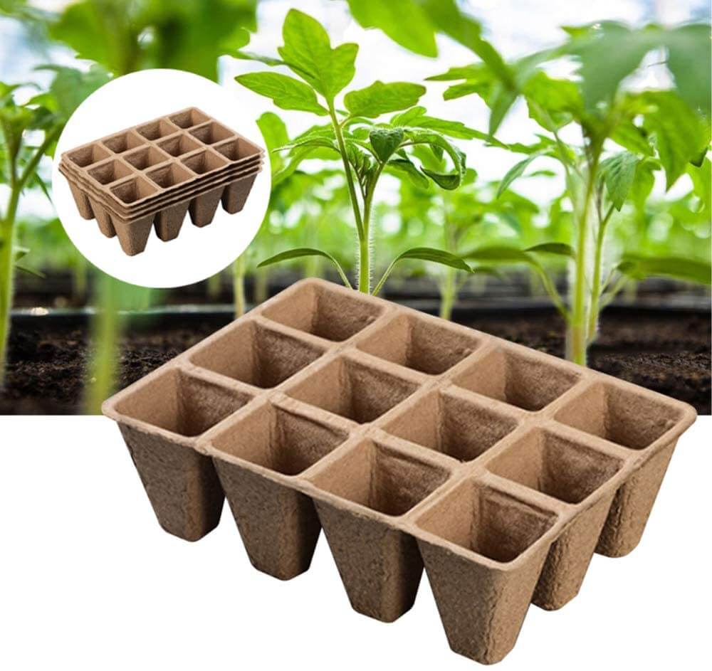 Biodegradable Peat Pots - Eco-Friendly Seedling Nursery Pots - SensoLum