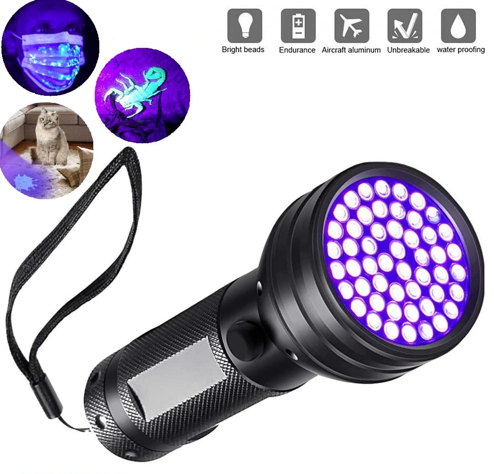 UV Flashlight Black Light Torch - SensoVee U6 - SensoLum