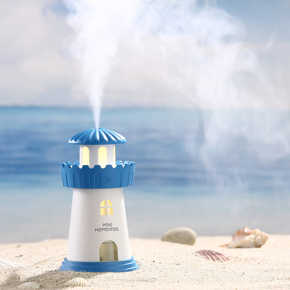 Small Humidifier - Creative Lighthouse - USB Powered - SensoLum